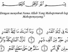 Tuliskan Surat Al Qadr Dan Artinya